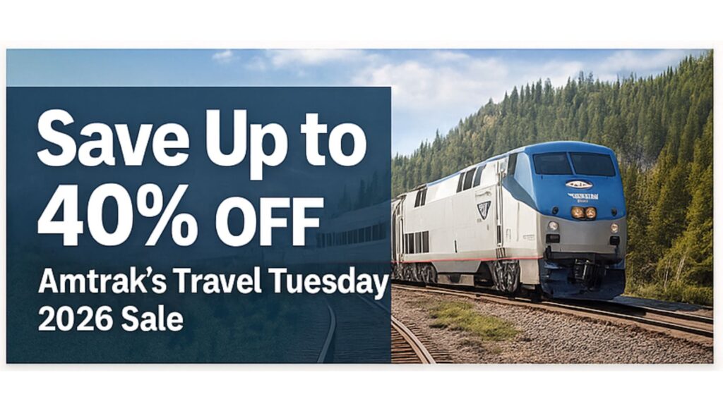 Amtrak Travel Tuesday Sale 2026