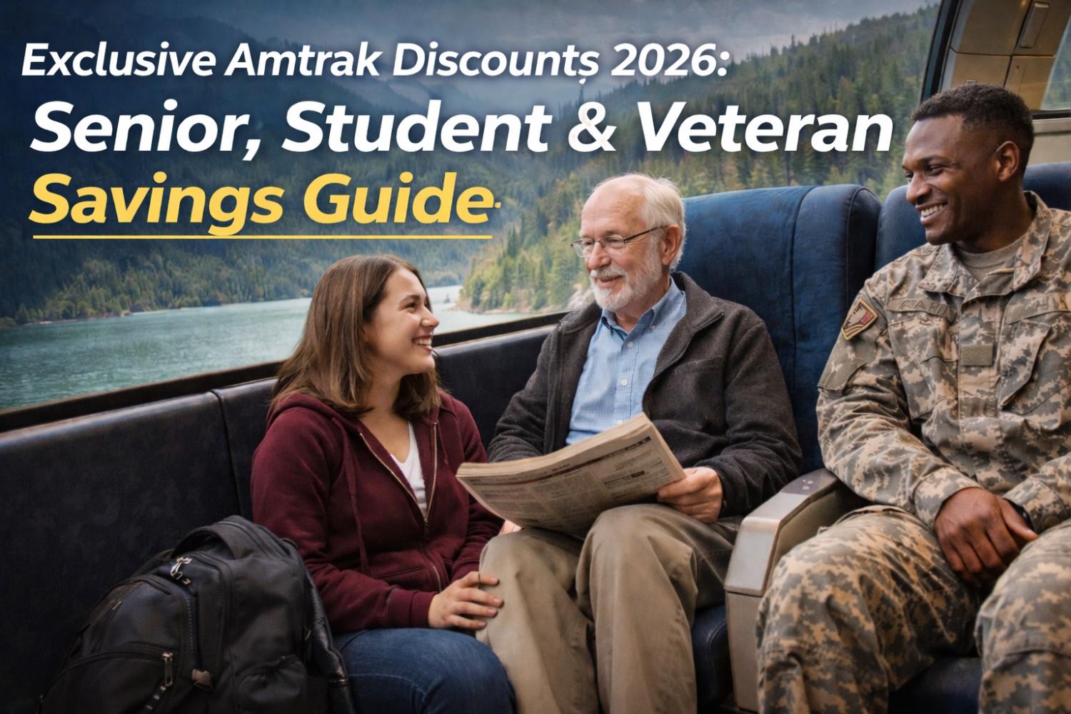 Exclusive Amtrak Discounts 2026 Senior Student Veteran Savings Guide