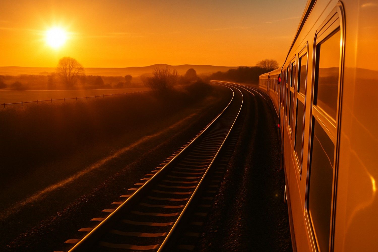 Sunset Desert Horizons