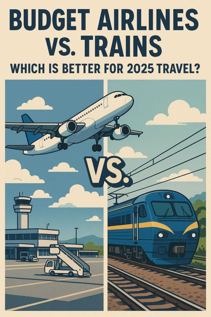Budget Airlines vs. Trains