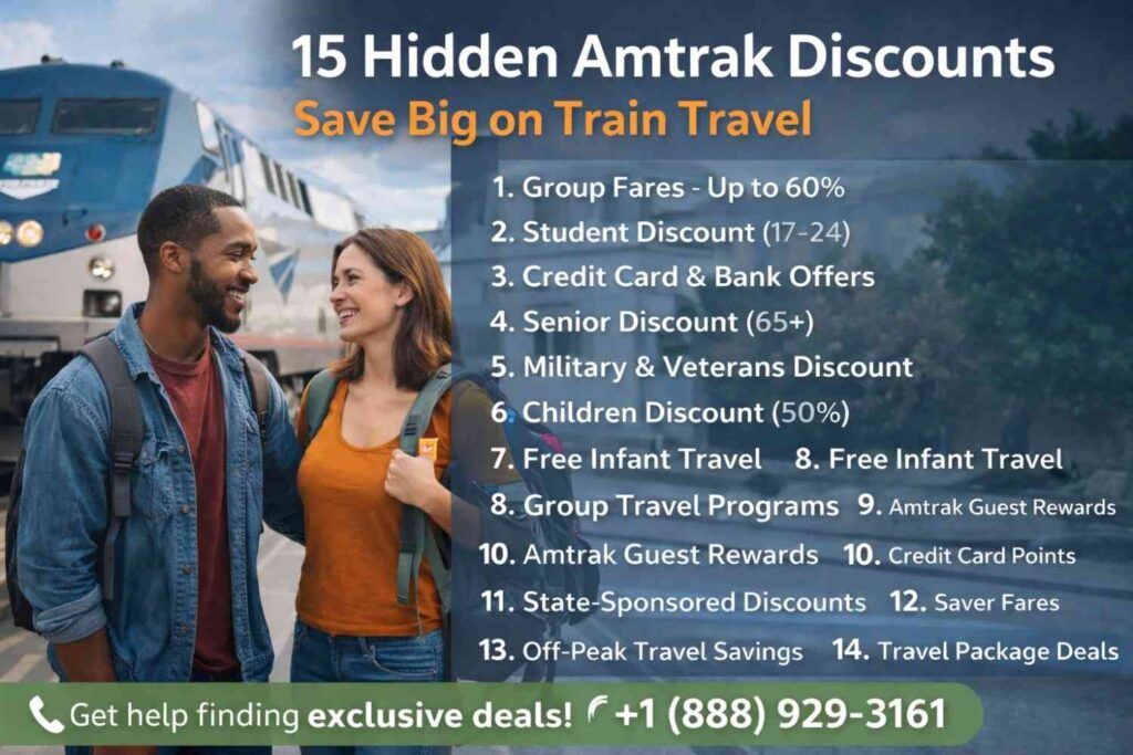 15 Hidden Amtrak Discounts