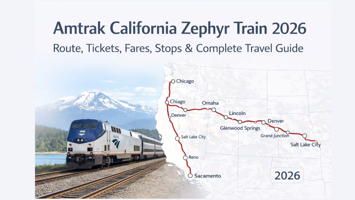 Amtrak California Zephyr Train 2026