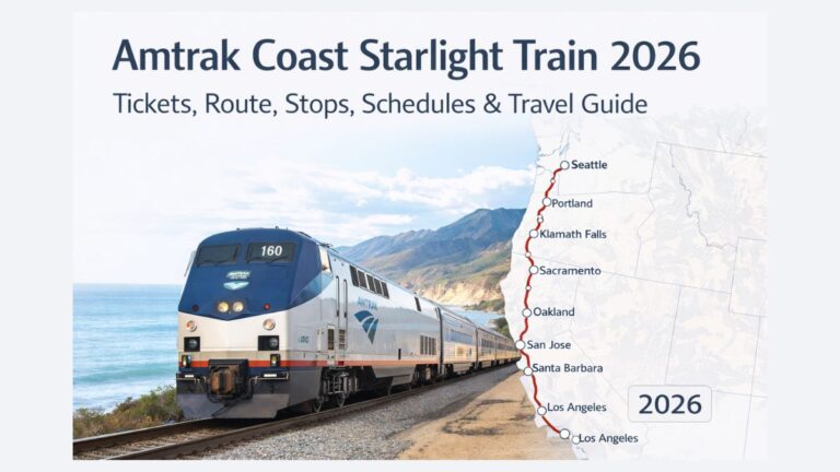 Amtrak Coast Starlight Train 2026
