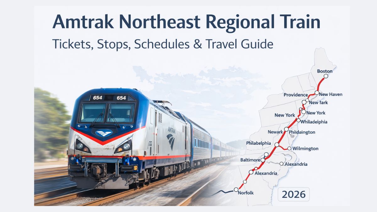 Amtrak Northeast Regional Train 2026 Tickets, Stops, Schedules & Travel Guide