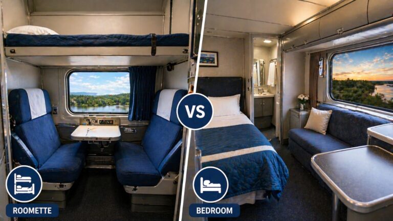 Amtrak Roomette vs Bedroom