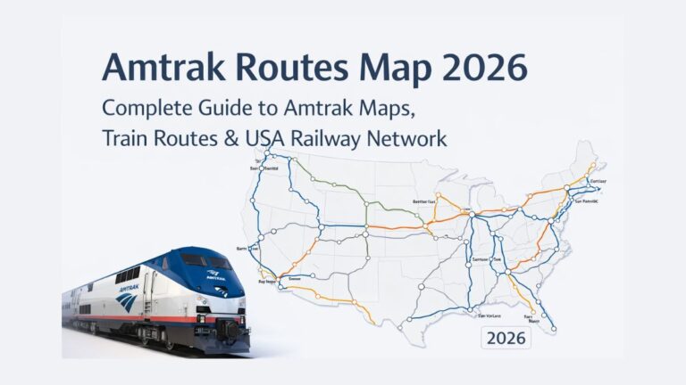 Amtrak Routes Map 2026: Complete Guide to Amtrak Maps, Train Routes & USA Railway Network