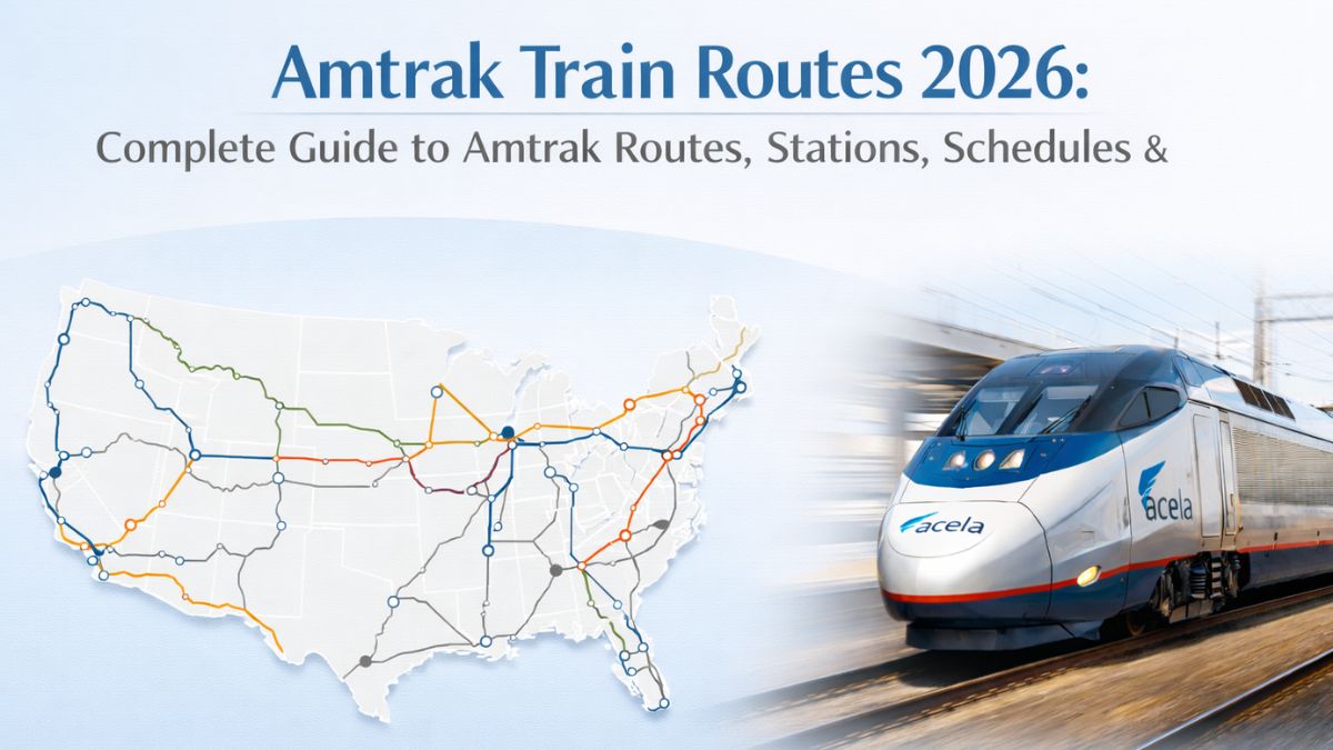 Amtrak Train Routes 2026: Complete Guide to Amtrak Routes, Stations, Schedules & Train Lines