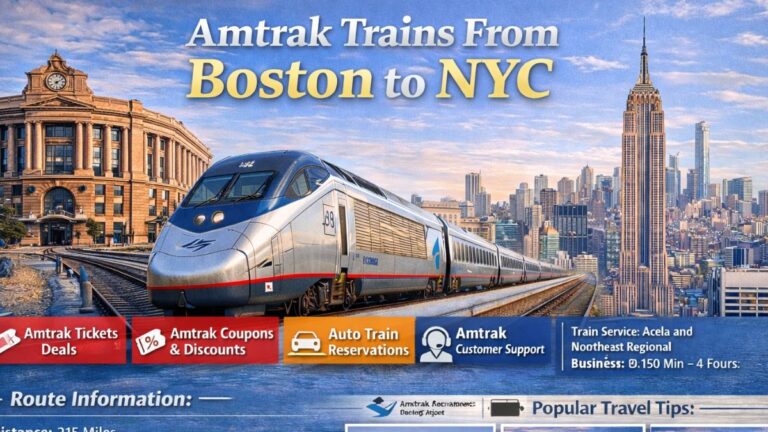 Amtrak Trains From Boston to NYC