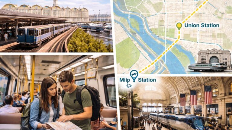 How to Get from Ronald Reagan Washington National Airport to Washington Union Station by Amtrak Train