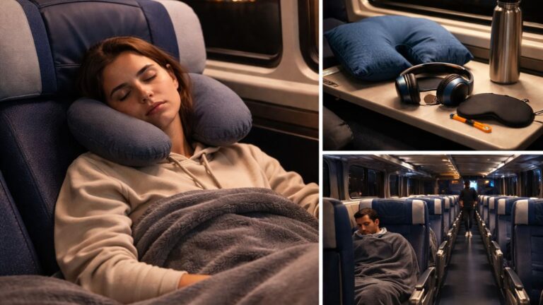How to Sleep Comfortably on an Overnight Amtrak Coach Train