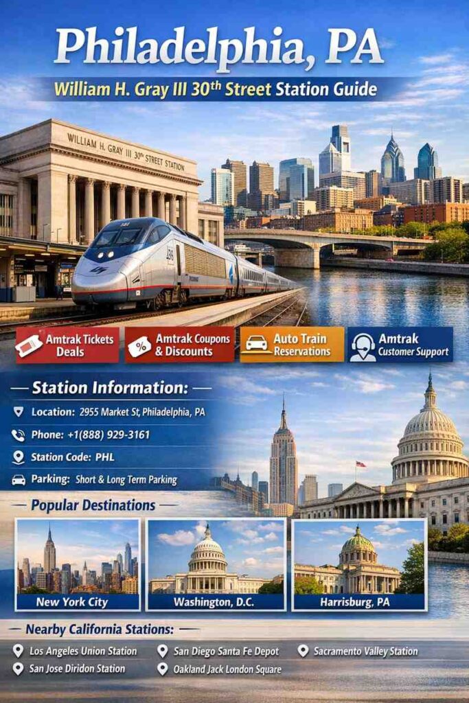 Philadelphia, PA – William H. Gray III 30th Street Station Guide